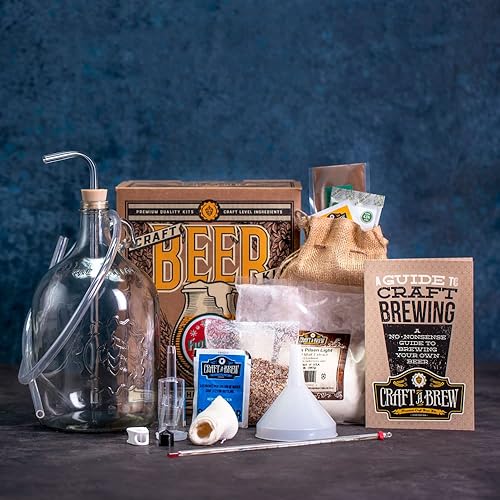 Miniatura 2 de Kit de elaboración de cerveza Holiday Ale - Con kit de receta Seaonal Red Ale (1 galón), jarra de vidrio, bastón de estante, tubo con abrazadera