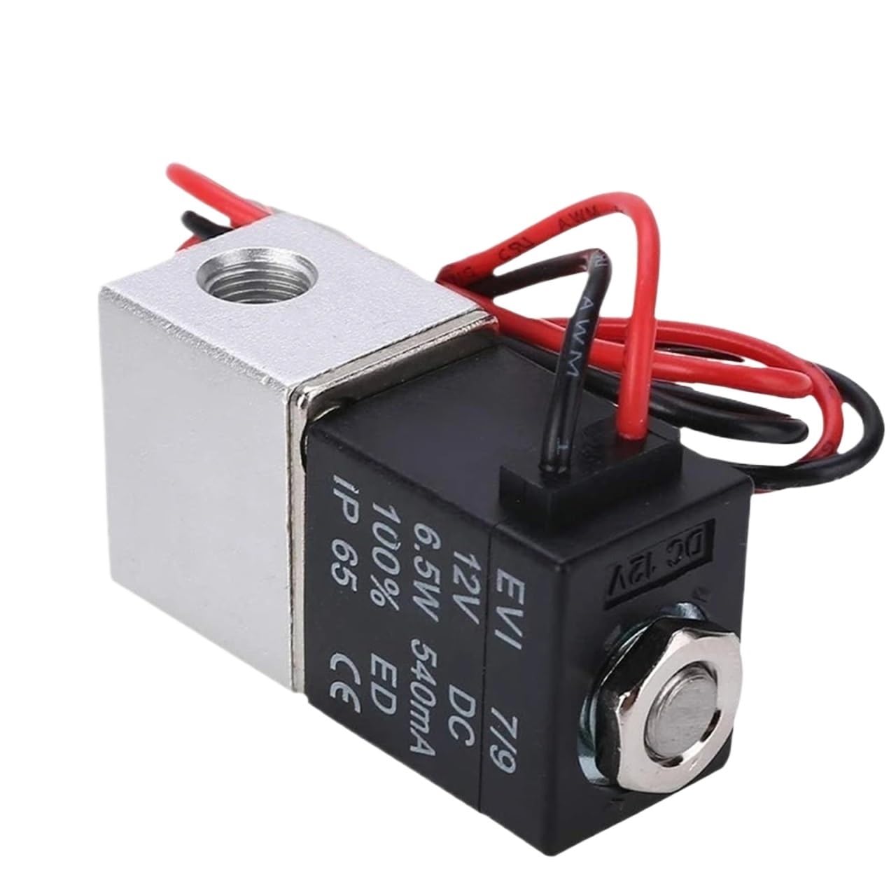 Électrovanne pneumatique pour compresseur d'air et circuit d'eau 110V 1/4