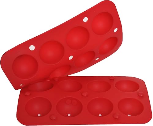 Miniatura 3 de Helloworld1 - 8 tazas de silicona para hornear pops, bandeja flexible para molde, bandeja para decorar