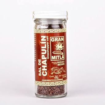 Sal de Chapulin Grasshopper Salt, 100 Gram Jar
