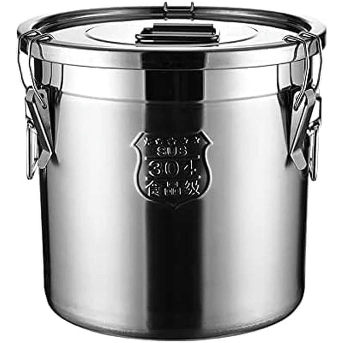 Large Capacity Rice Storage Container Stainless Steel Large Capacity Airtight Rice Bin Stylish SUS304 Stainless Steel Rice Storage Rice Preservation Container Keeps Freshness Kitchen Supplies 30KG