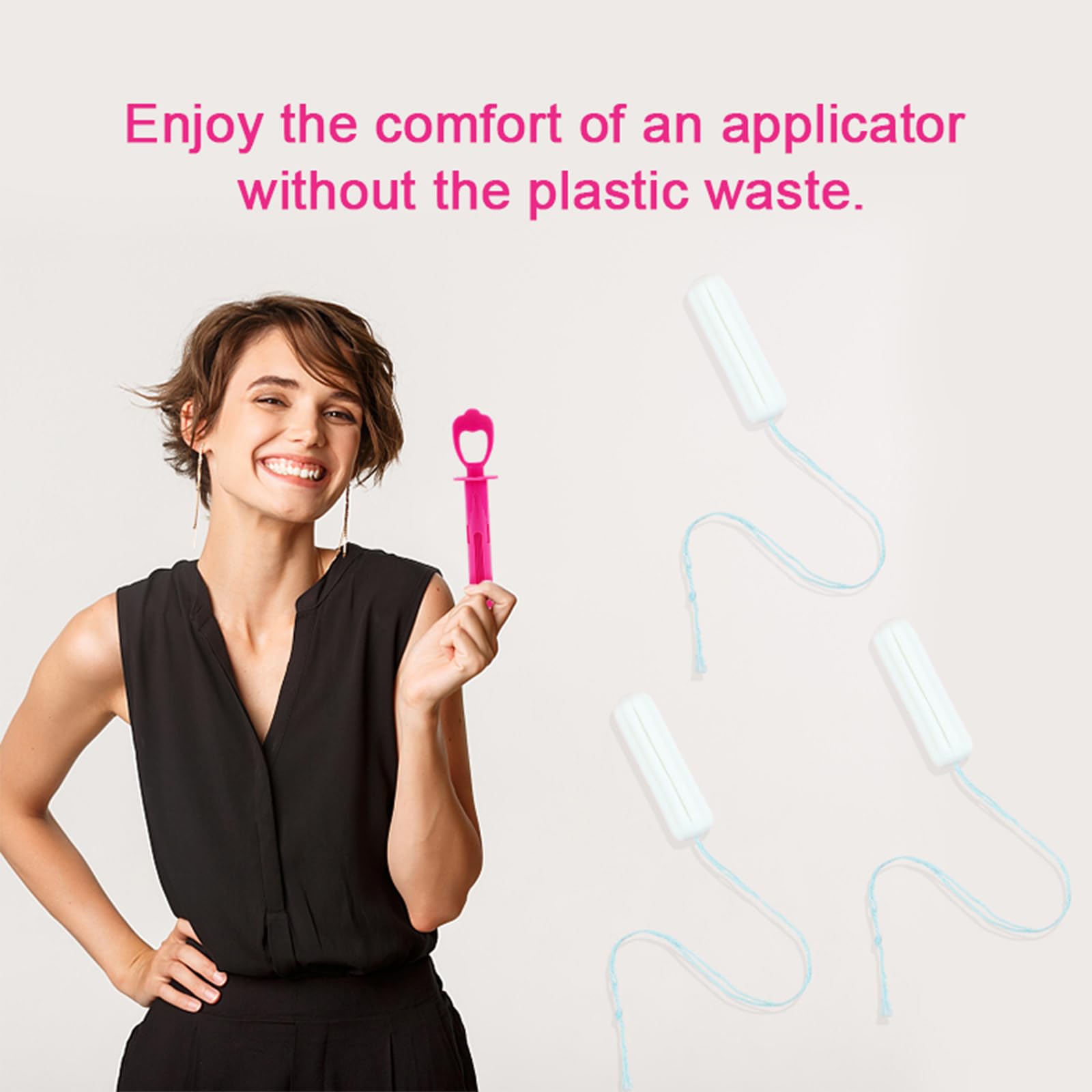 Applicatore per Disco Mestruale, Strumento per la Coppetta Mestruale Facile da Usare ed Ecologico, Funziona con la Maggior Parte Delle Tazze, Comodo e Facile da Inserire