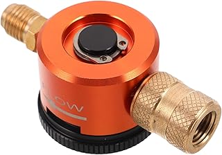 HANABASS Régulateur de Débit Azote Laiton pour Purge HVAC Outil de Contrôle Pression Installation Facile Sécurité Renforcée Usage Professionnel