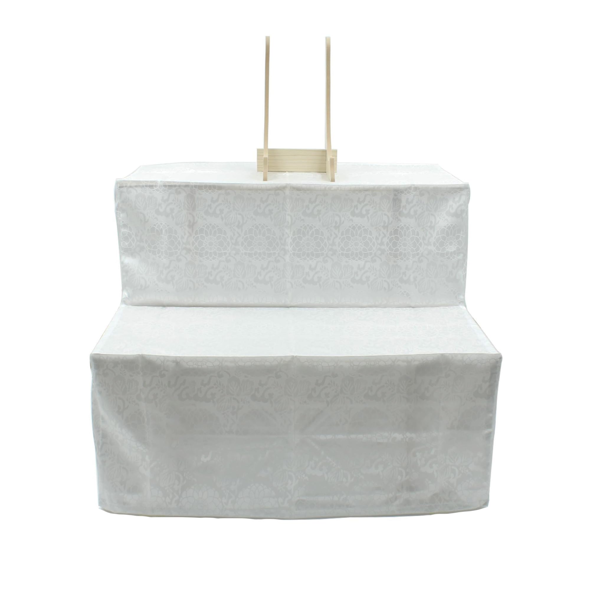 Amazon｜二段祭壇用 白布 カバー 幅60cm 木製祭壇 後飾り 白布覆付