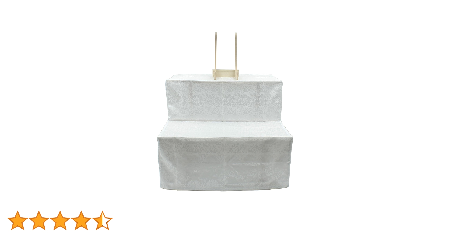 Amazon｜二段祭壇用 白布 カバー 幅60cm 木製祭壇 後飾り 白布覆