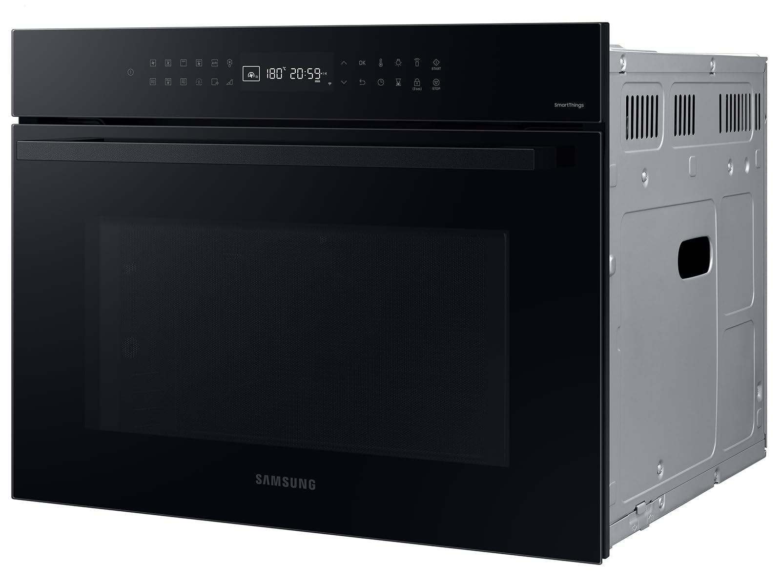 Samsung NQ5B4353FDK/U1 Kompakt-Backofen mit Mikrowelle Schwarzes Glas