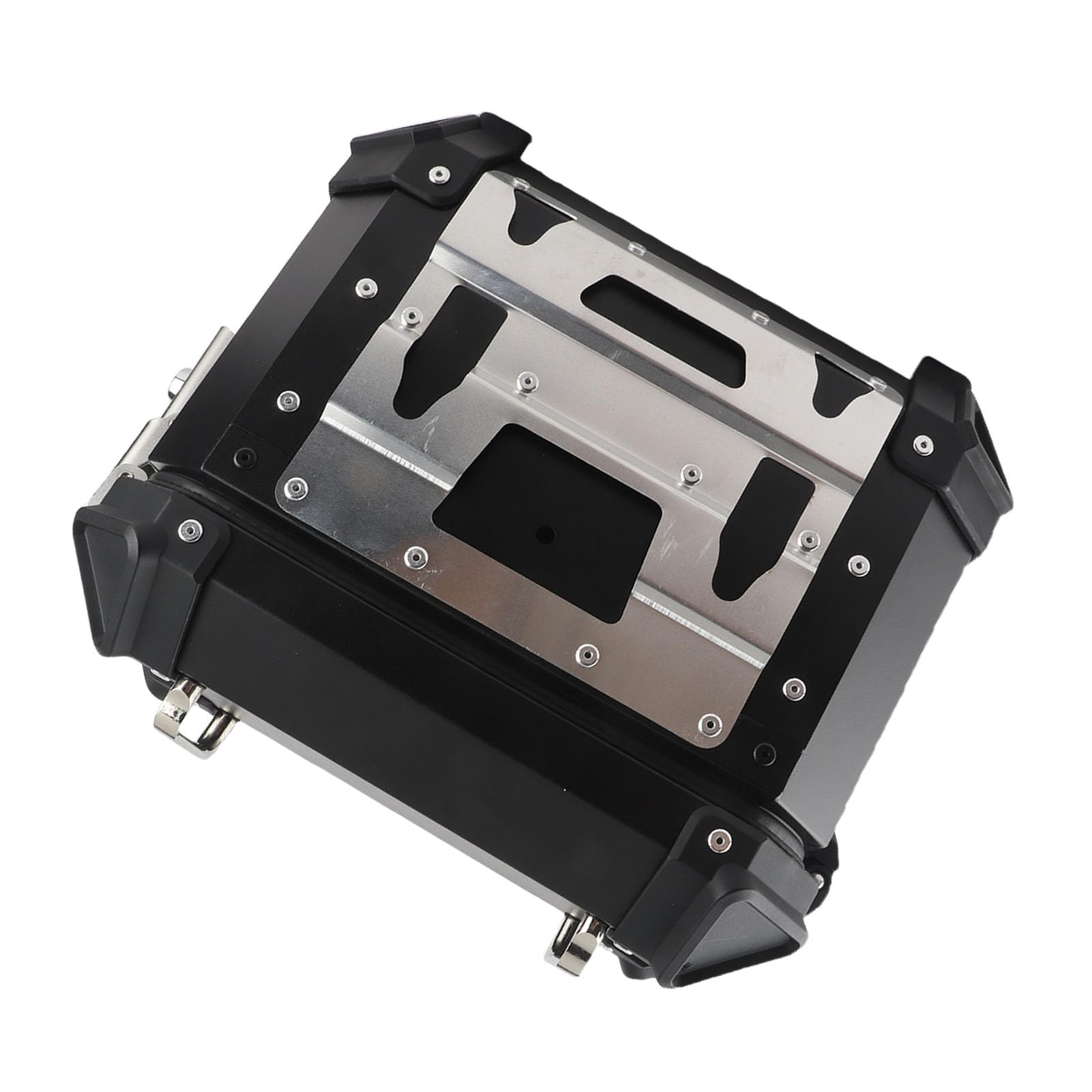 18L Boczne Kufry Motocyklowe Aluminiowe Twarde Boki (BLACK)