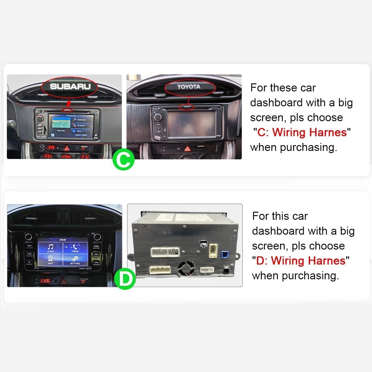 JOYING Car Radio for Toyota GT86 & Subaru BRZ 2012-2021/Scion FRS 2013-2016, Android 13 Head Unit 12.3 Inch Car Stereo 8GB+128GB with Wireless Carplay & Android Auto, Mirror Link, AM/FM(JY-TTD03N8)