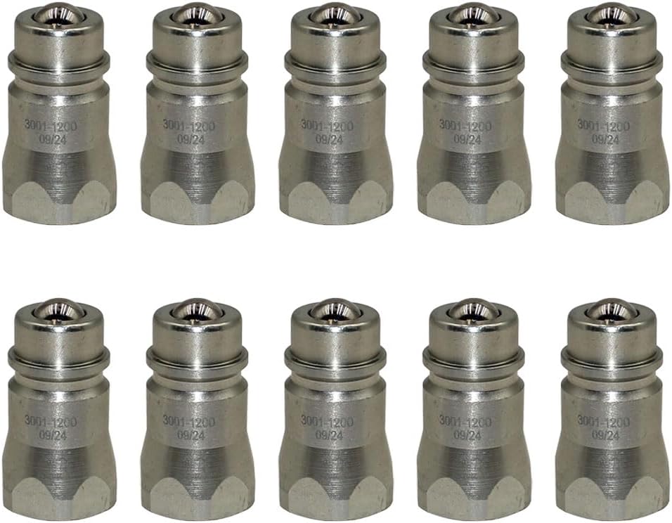 8010-4 10 Pack Male Hydraulic Coupler 1/2" x14 Nptf