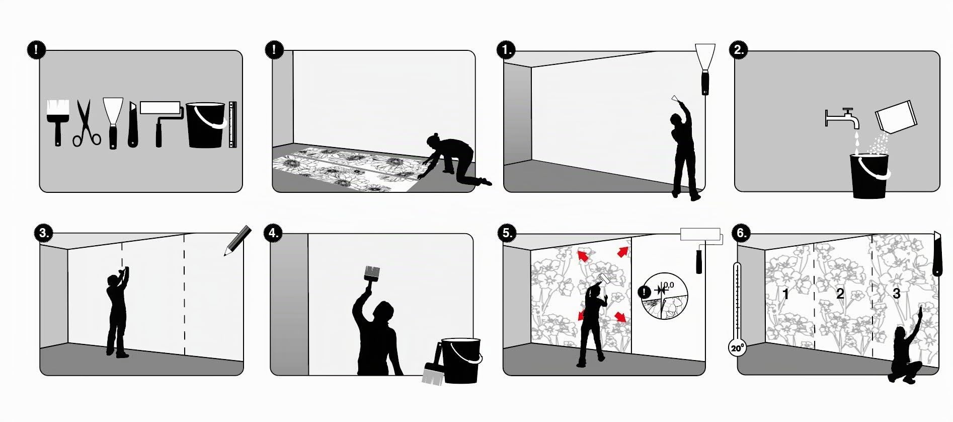 Komar Star Wars Vlies Fototapete VADER VS. KENOBI | 300x200cm | Tapete, Wand Dekoration, Lichtschwerter | 007-DVD3
