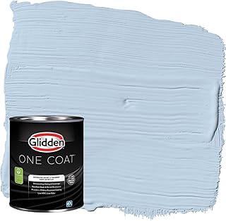 Glidden Interior Paint + Primer: Blue/Sleep Baby Sleep, One Coat, Semi-G...