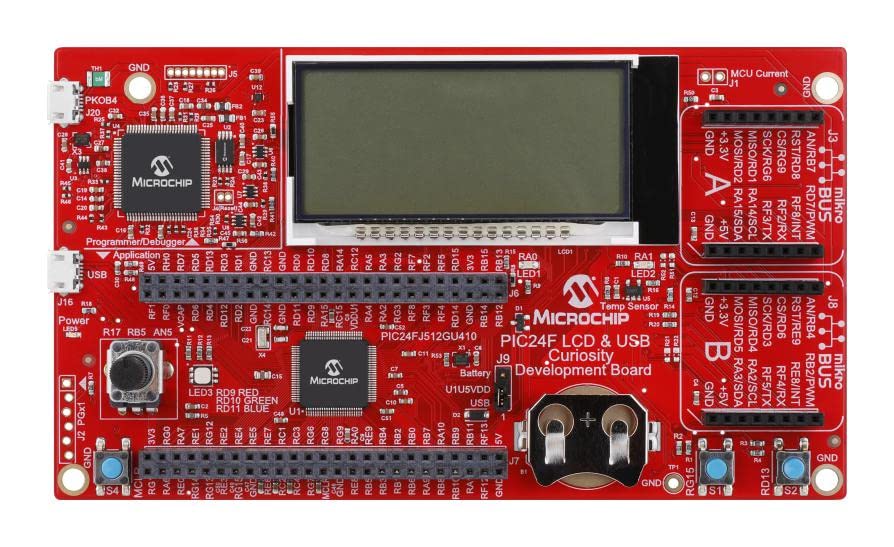Scheda di sviluppo, MCU PIC24 16BIT, kit di sviluppo integrati - DSPIC/PIC, Qtà.1 | DM240018