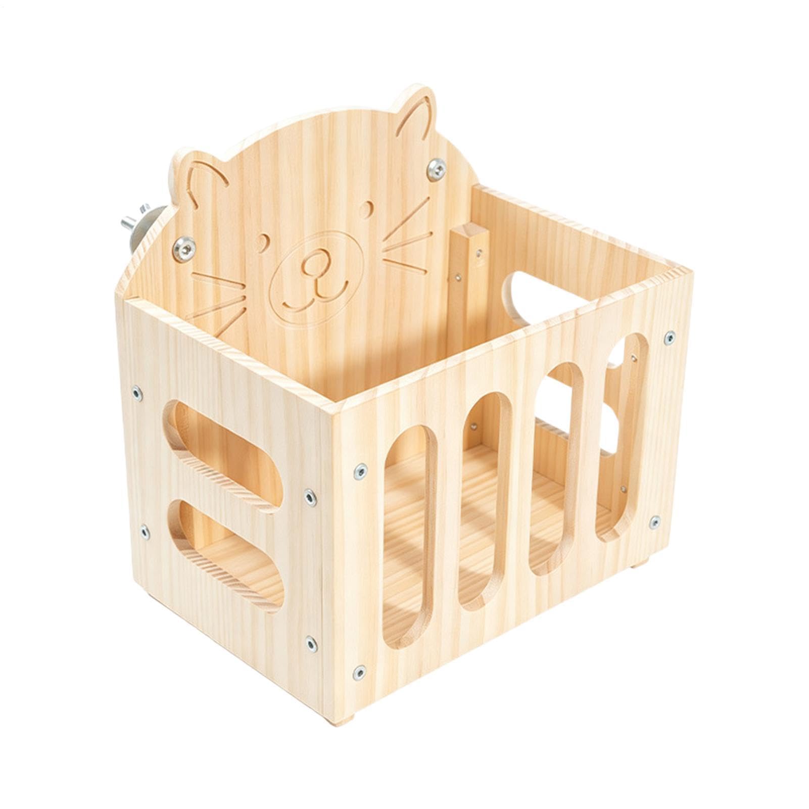 Râtelier à Foin Accessoires Mignons en Bois suspendables Grande capacité | Mangeoire à foin pour lapin et hamster Pour balcon intérieur extérieur appartement stockage