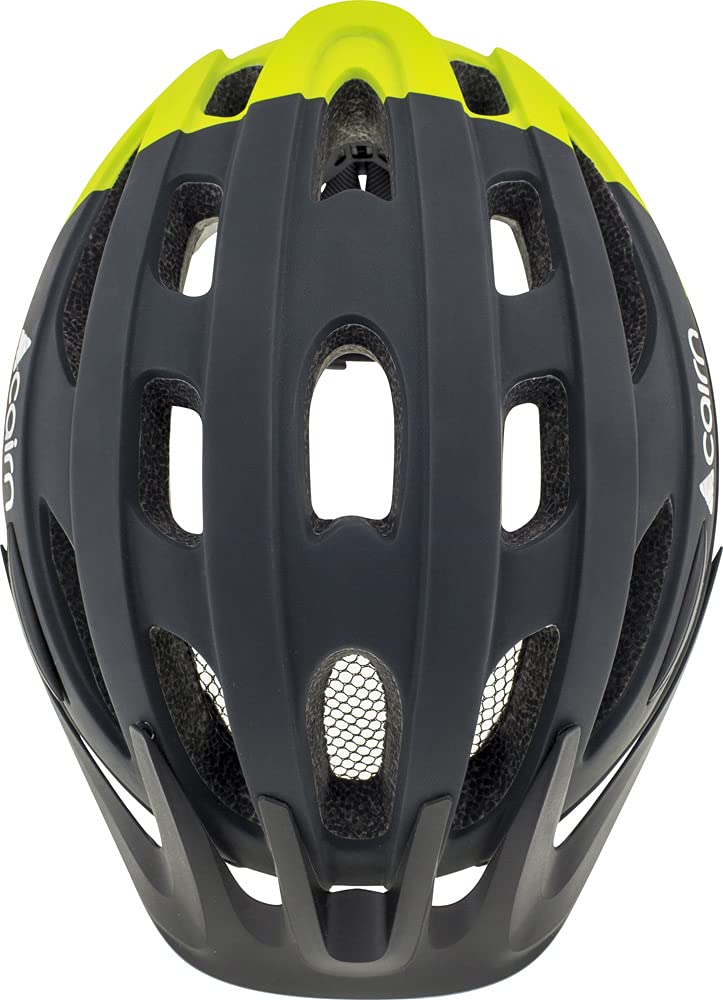 Cairn Fusion Casco Unisex – Nero Opaco, Taglia S (51/55 Cm), Con 24 Prese D'Aria E Fodera Rimovibile