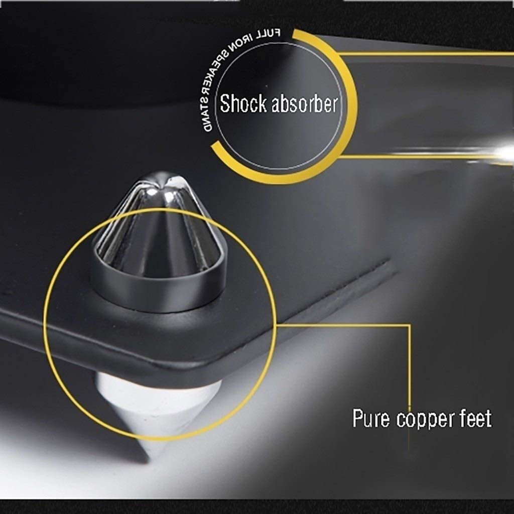 Pieds d'Enceintes Support d'enceinte, Support d'enceinte en métal, Plusieurs Hauteurs, adapté à la Musique Surround de cinéma Maison (Taille : 30 cm)