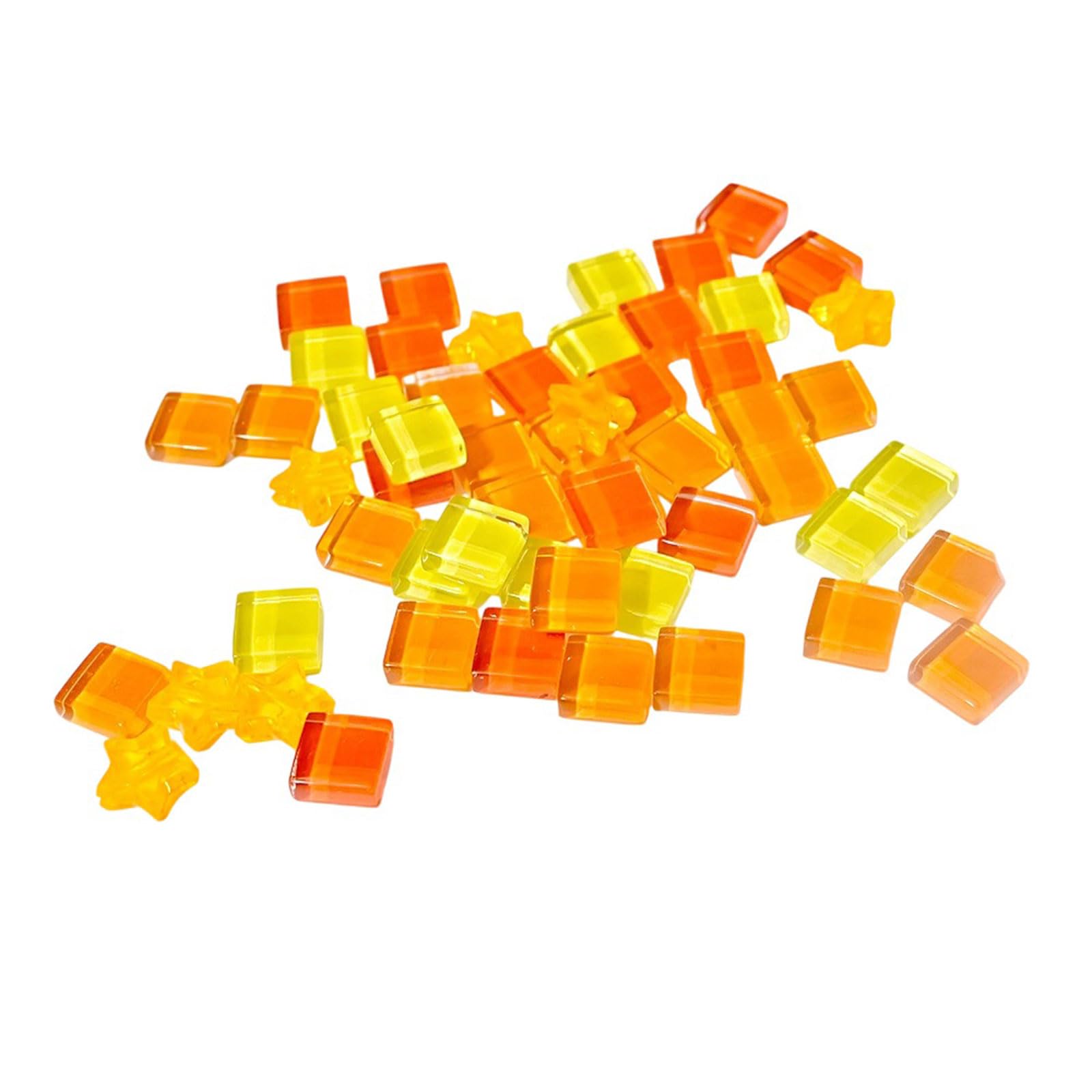 Yhplxyuus Tiles Ceramic Glass Colorful Ceramic Glass Pieces Supplies for Home Decoration Small Tiles