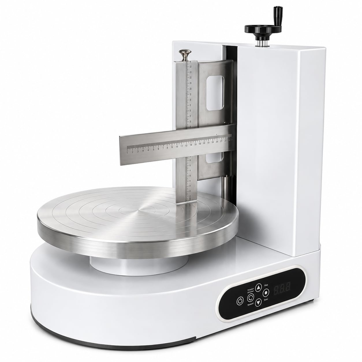 Macchina per spalmare la glassa per torte, altezza regolabile con raschietto per torte da 10-30 cm, perfetta per cottura e decorazione professionali