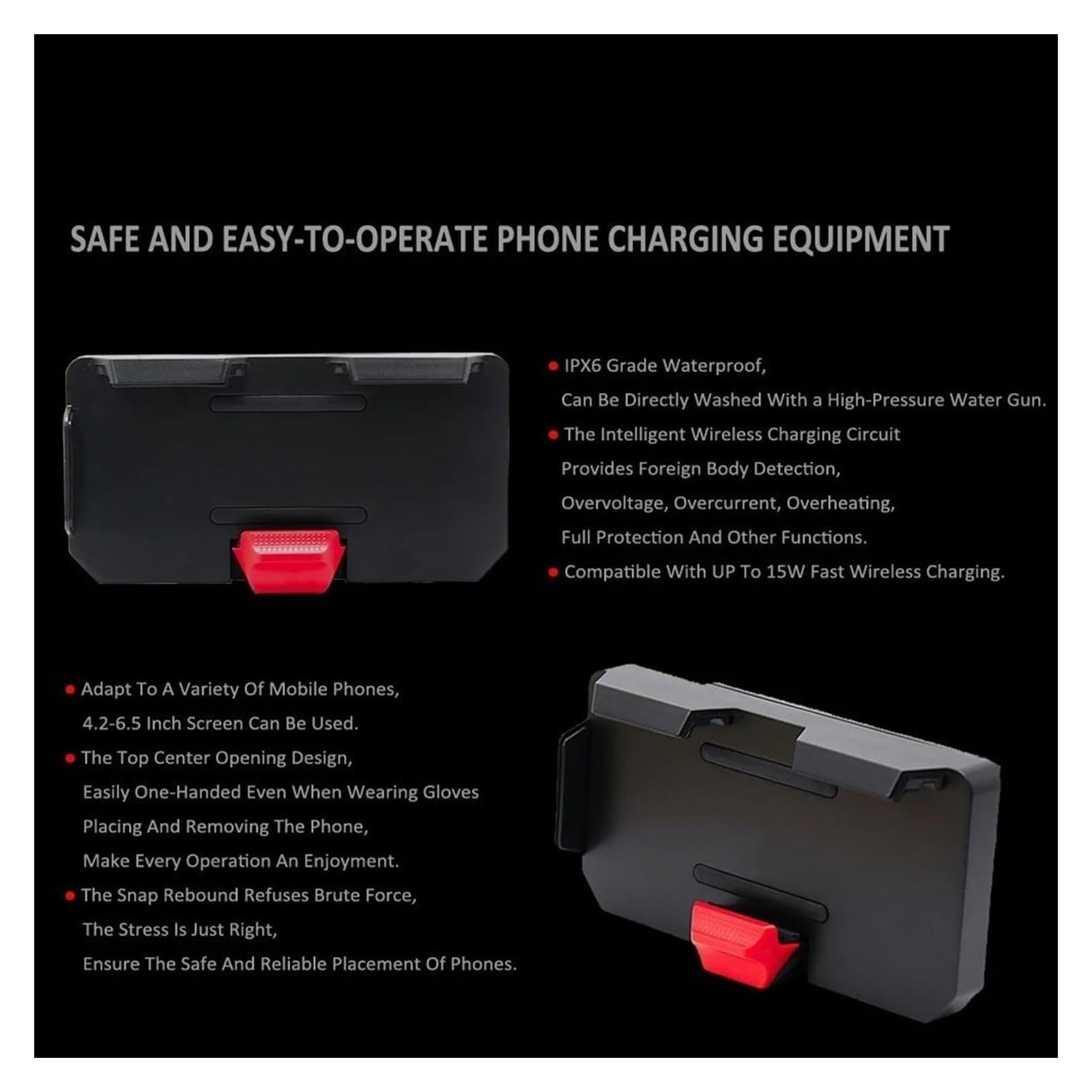 Staffa di Navigazione GPS per B&MW R1200GS R1250GS R 1250 GS F800GS F700GS S1000XR per ADV Moto Senza Fili di Ricarica GPS Supporto del Telefono Staffa di Navigazione