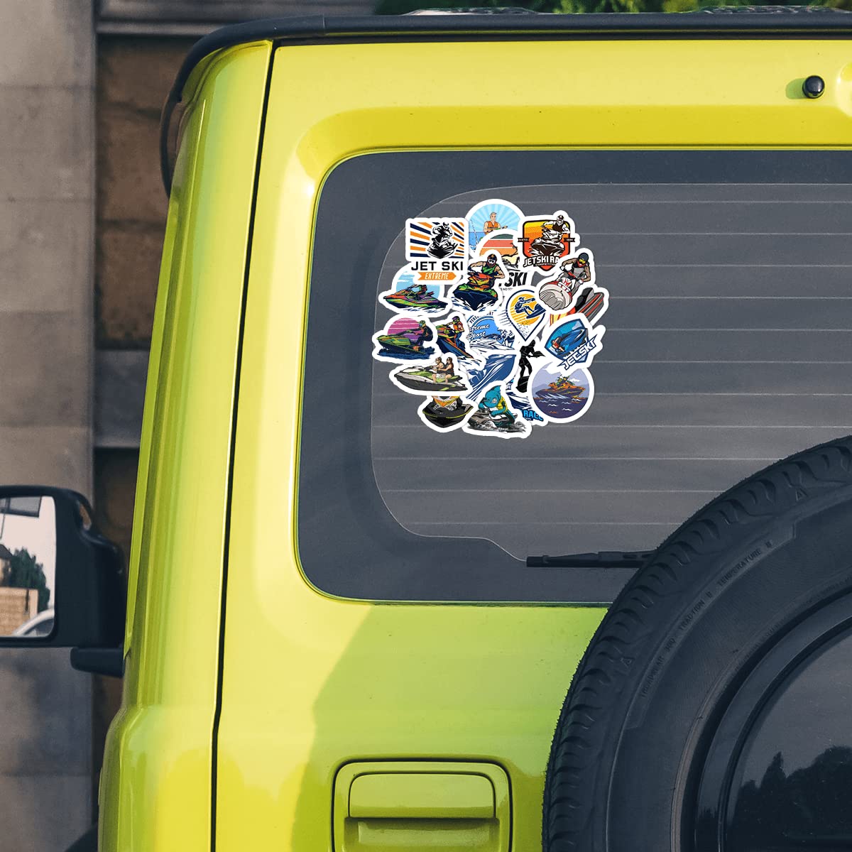 Lake Life Jet Ski Decal - 7x1.9" White Water Sports Vinyl Sticker