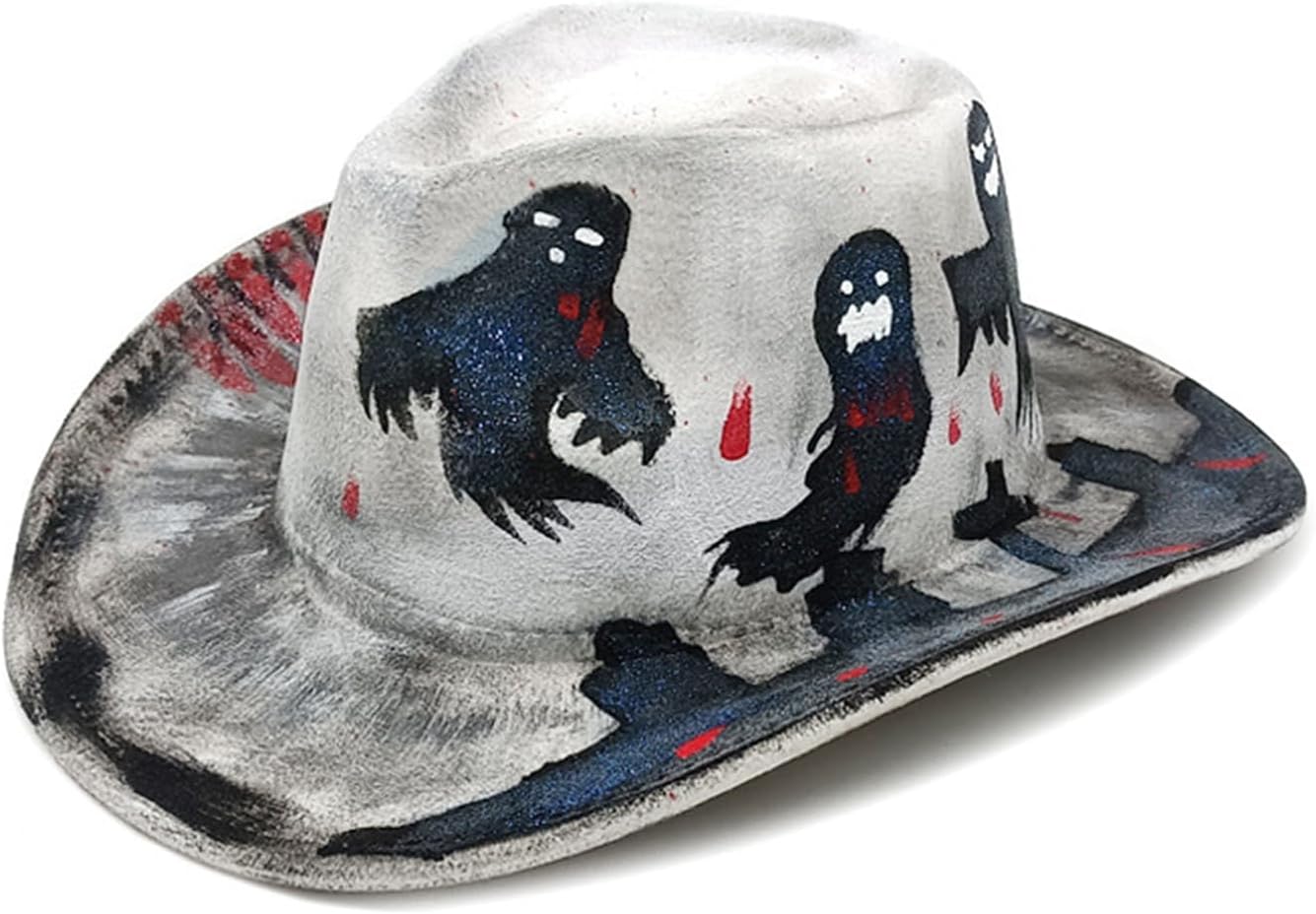 Cowboy hat,Halloween Skull Hat and Stylish Headwear for Masquerade Fashionable and Eye-catching Accessory
