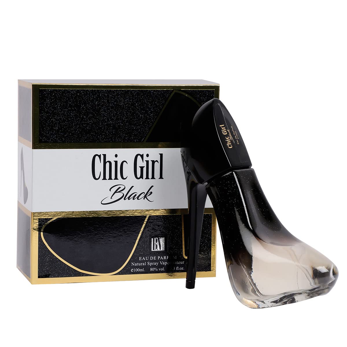 BN Parfums Chic Girl Black Long Lasting, 100ml Women Liquid Perfume, Floral, Sweet & Aromatic, Soothing Fragrance-image-7