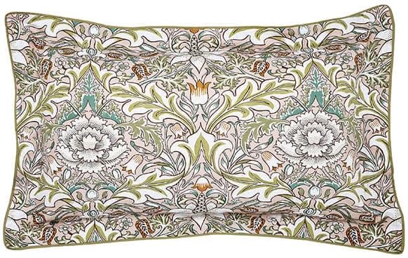 MORRIS & Co.SEVERNE PILLOWCASE OXFORD COCHINEAL PINK