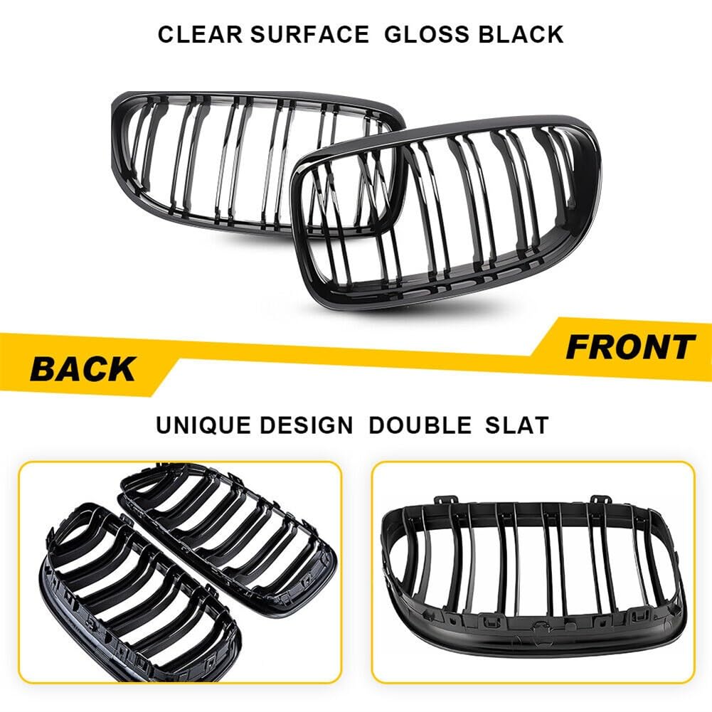 Amazon.com: Studyset 2Pcs Engine Intake Grille Front Kidney Grille 