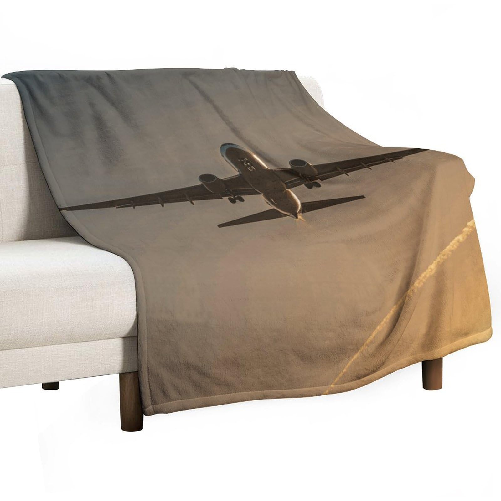 Couverture lumineuse avion anti-froid légère pour canapé et lit