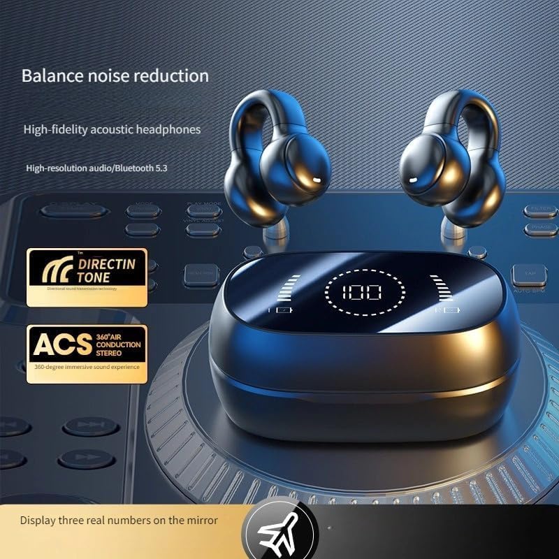 M47 Ear Clip Bluetooth Headset highlighting sound features