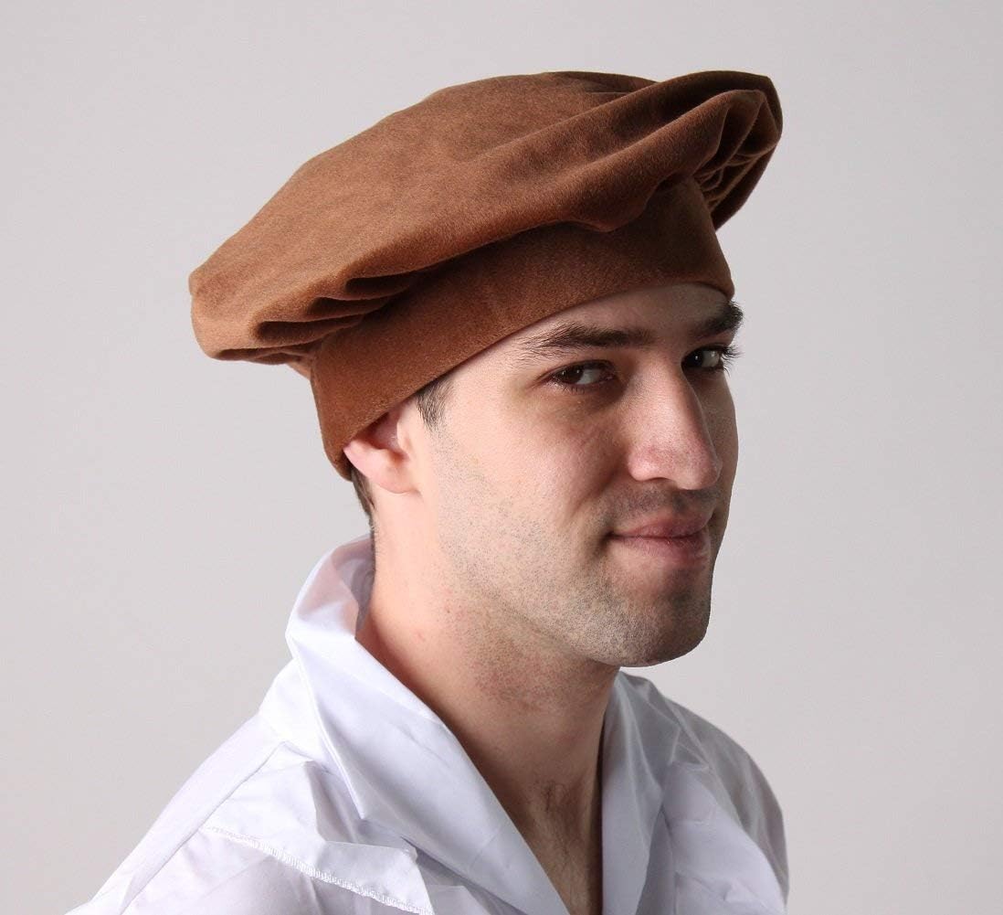 Youth/Adult Velour Renaissance Style Costume Accessory Hat (Choose Size and Color) - Image 5