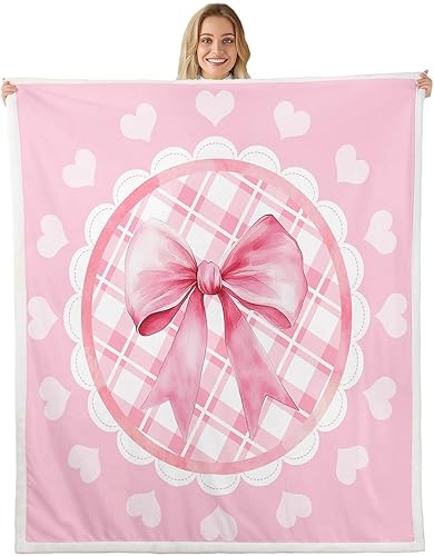 Miniatura 10 de Manta de cama con estampado de corazones de lazo, manta de felpa de grafiti dibujada a mano para decoración rústica del hogar, manta de franela