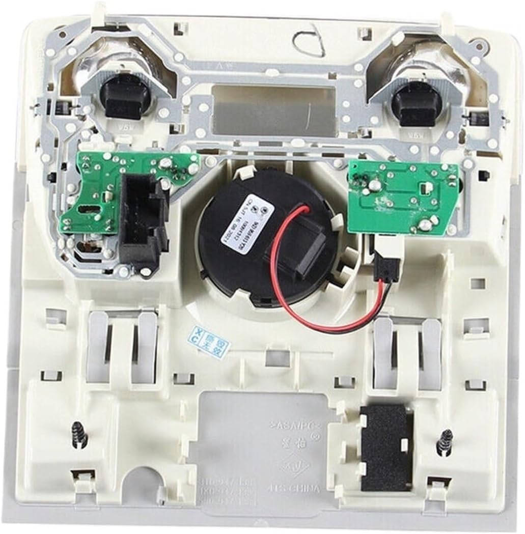 Gray Front Interior Roof Reading Light &Switch Button Compatible with Jetta/Passat/Golf/Tiguan/Skoda/Seat/Sharan MK5(Button)