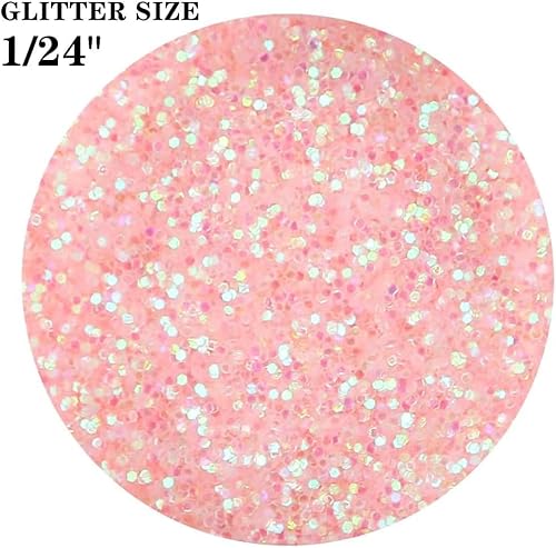 Miniatura 6 de Brillantina gruesa de 16 onzas para formas de colores mixtos, para manualidades, arte de uñas, cosméticos, festivales, maquillaje