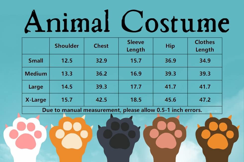 Miniatura 3 de Disfraz de animales para niños, lindo traje de cosplay para fiesta de Halloween
