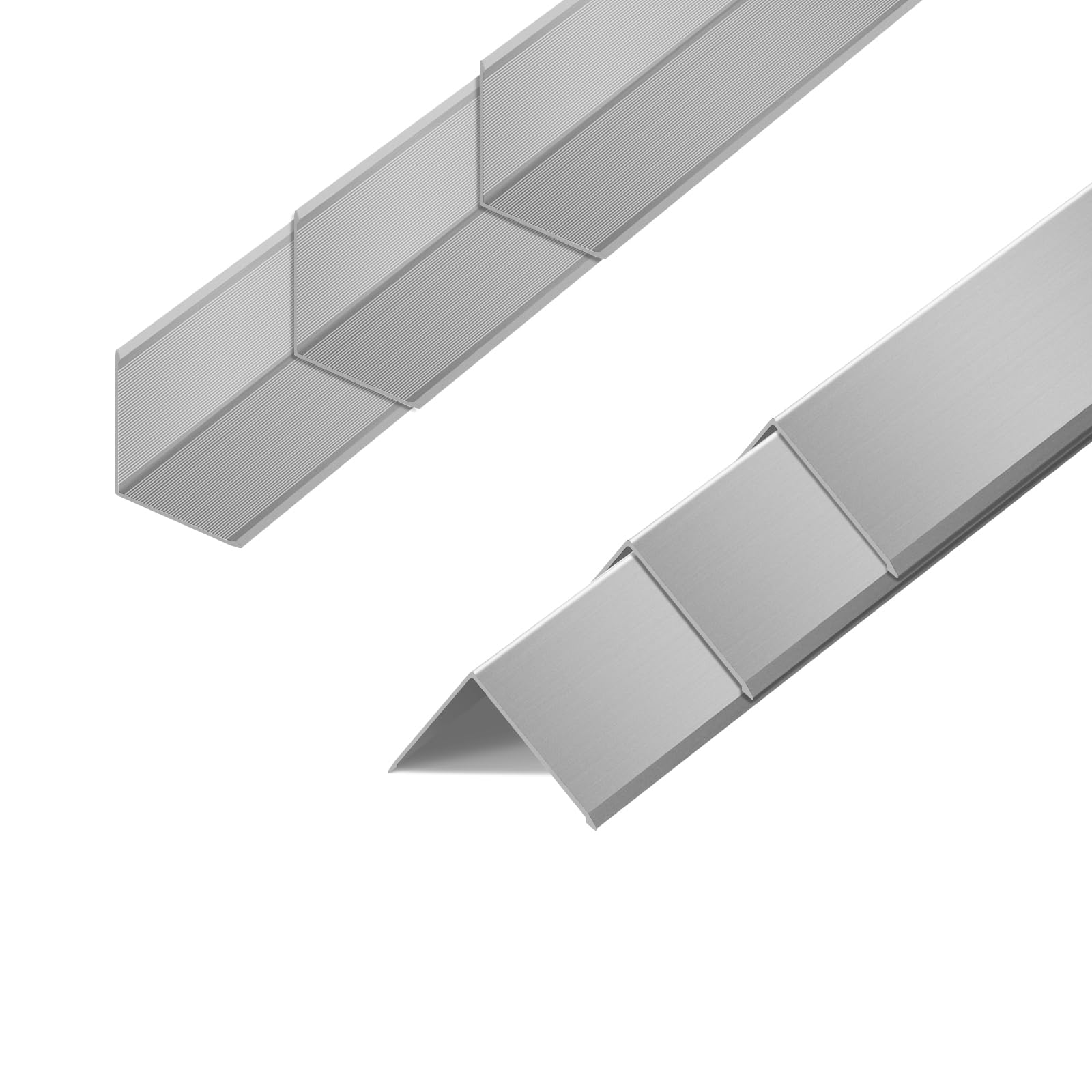 6pcs Metal Aluminum Steel Corner Guards 48” Metal Wall Corner Protector Guard for Walls (2 x 2 x 48 inch)