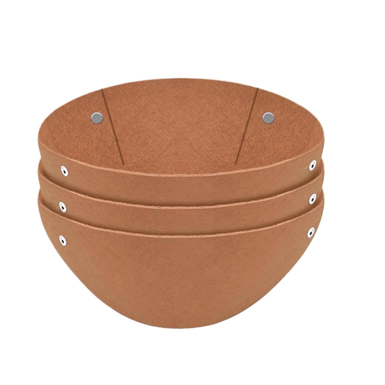 AYWTIUN Felt Planter Liner 3pcs 12/14/16inch Felt Liners for Planters Round Hanging Basket Replacement for Flowers(14in 3pcs)