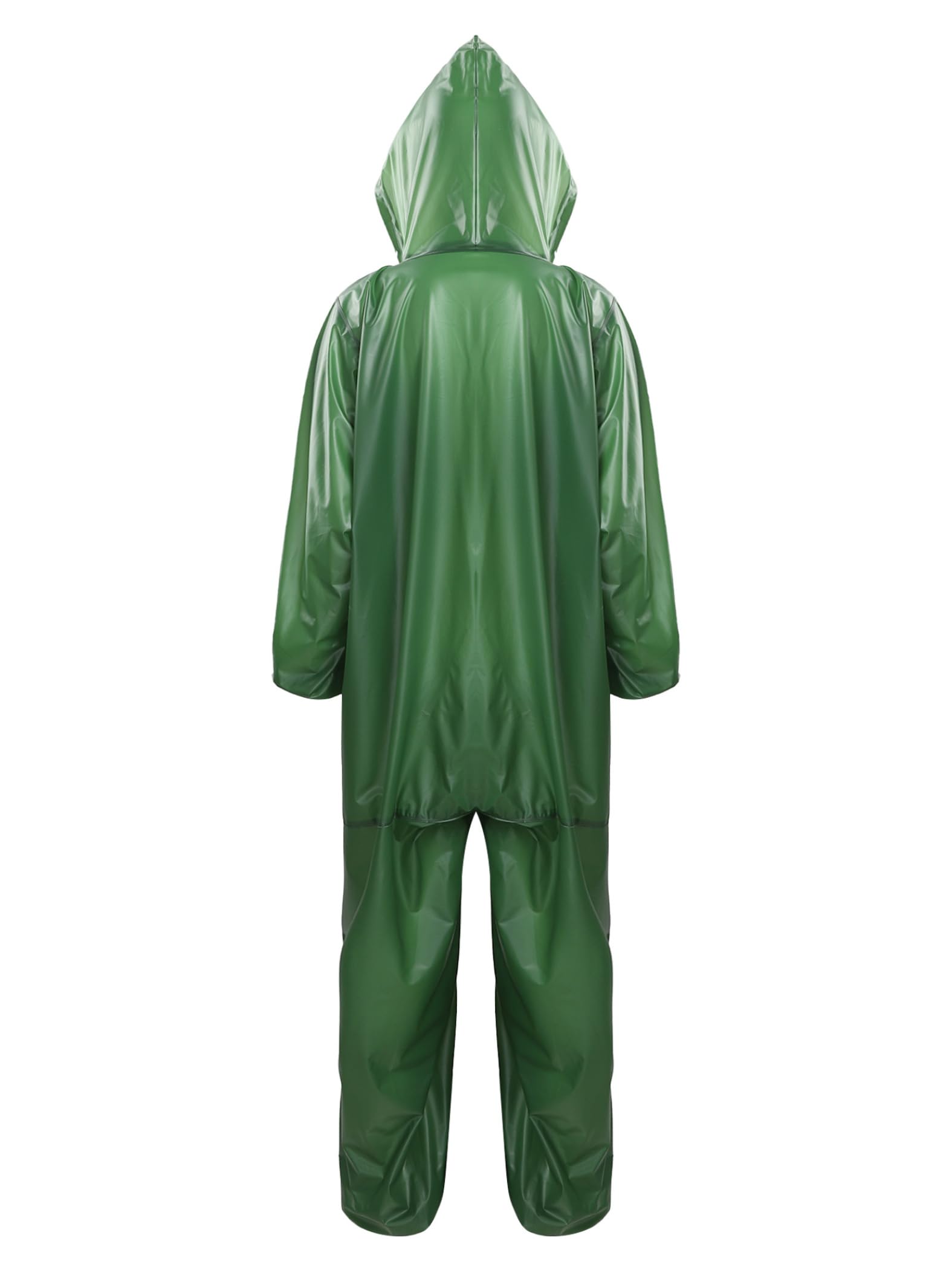 Tuta Impermeabile Traspirante Unisex Uomo Intera da Lavoro Con Cappuccio Cerniera Frontale Giardinaggio Campeggio