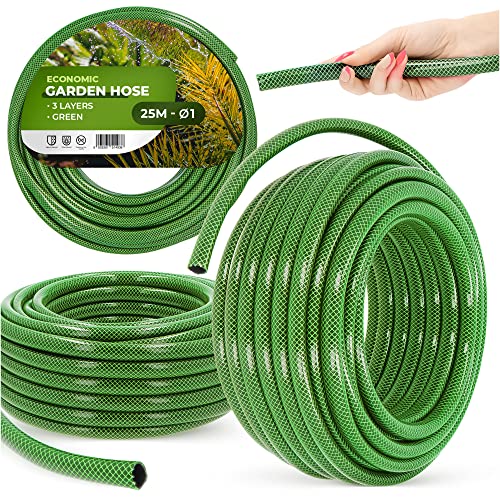 Tubo da giardino 25 m, 3 strati rinforzato