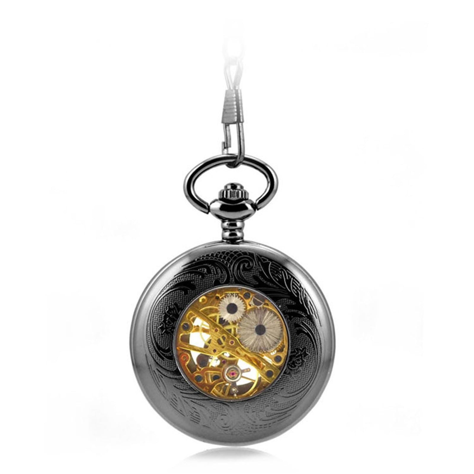 Reloj de Bolsillo mecánico Retro para Hombre y Mujer, cumpleaños o Aniversario.