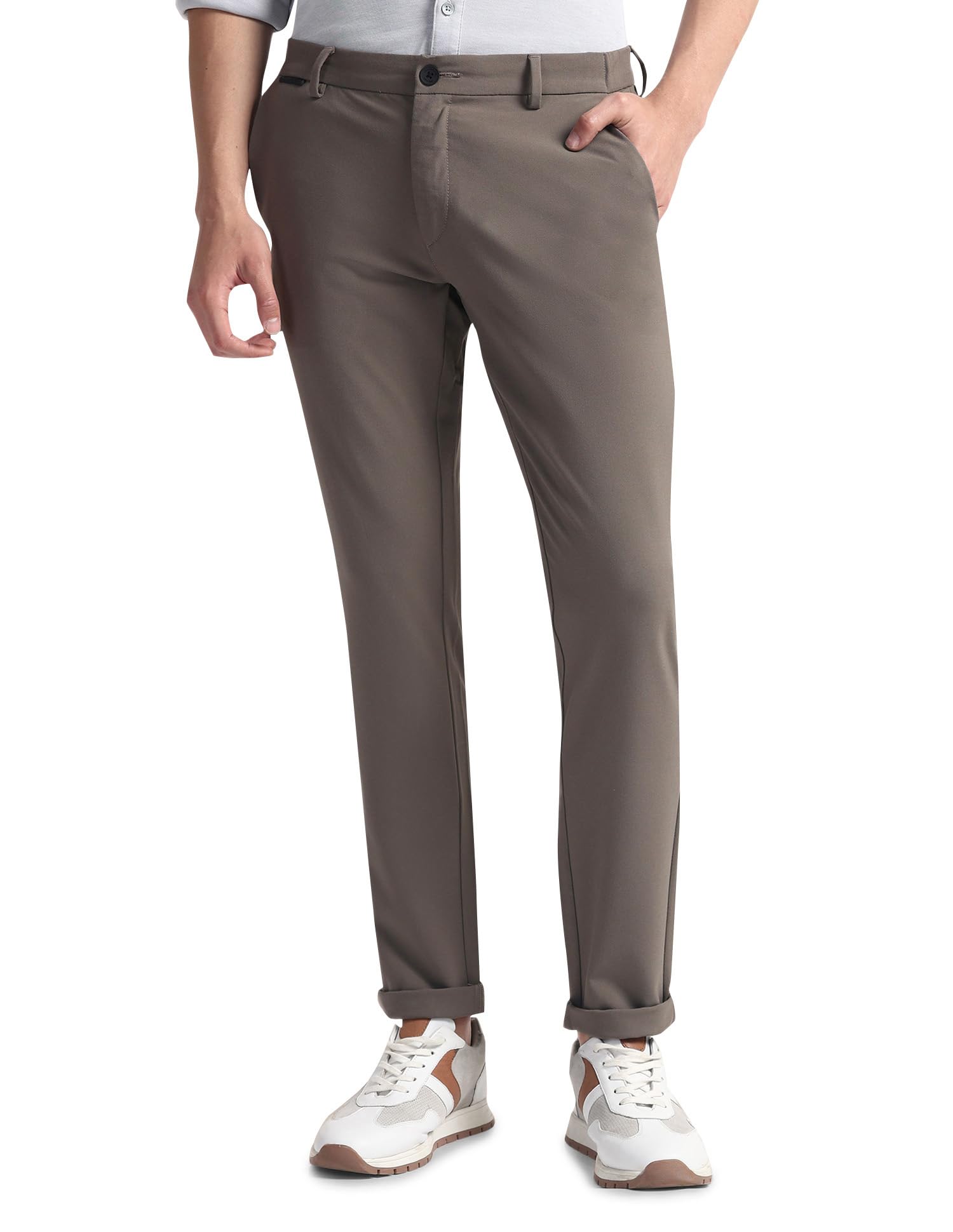 u.s. polo assn. Men's Regular Fit Mid Rise Pants-picture-10