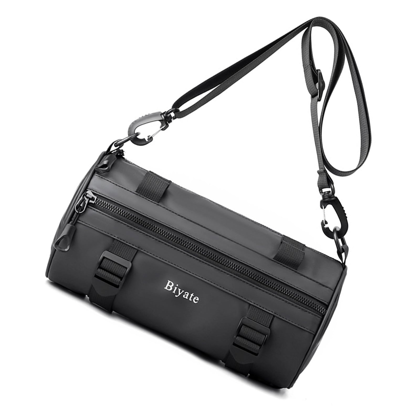 Sac de poitrine pour homme à bandoulière rond cylindrique pour course à pied