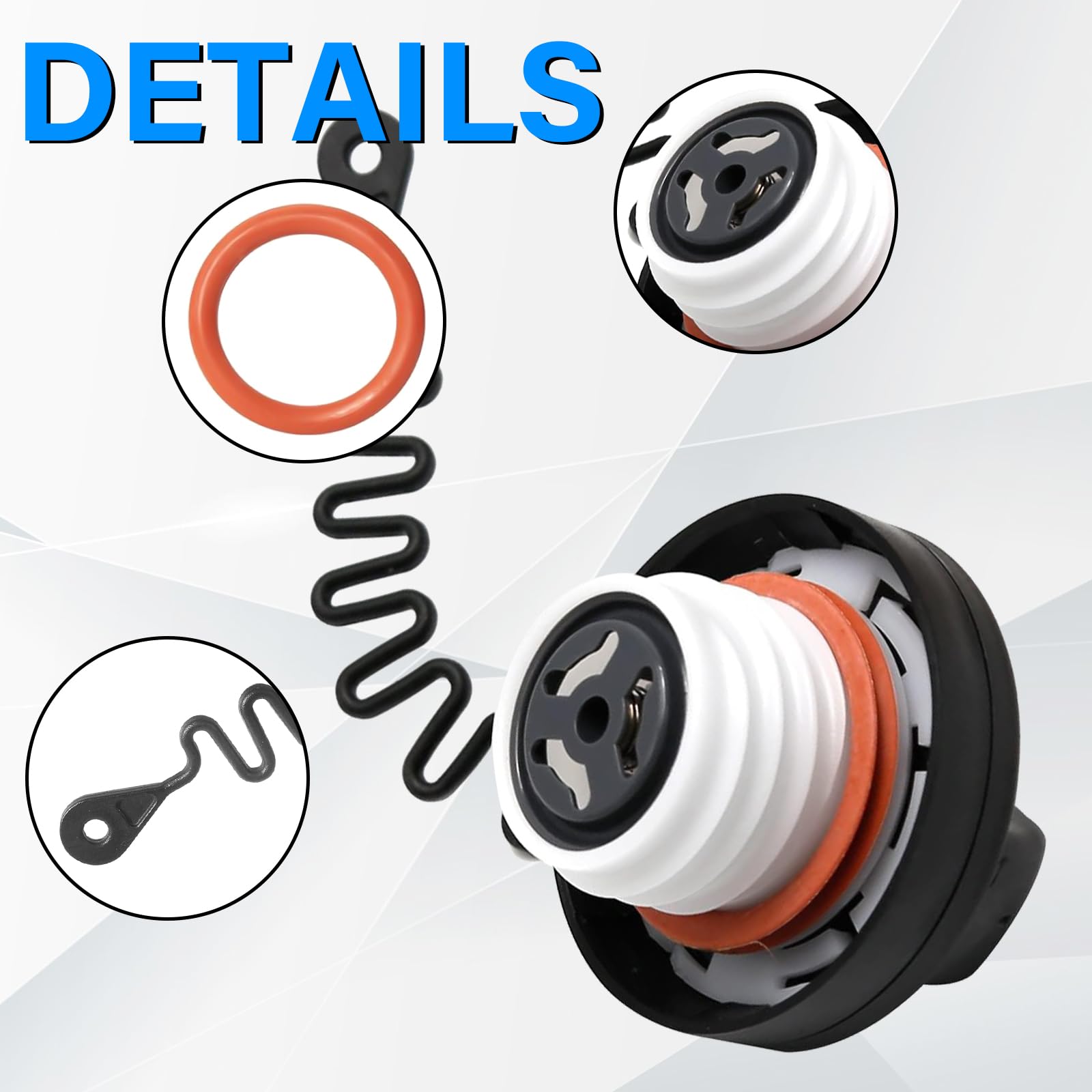 Tapa de gas para Volvo 31392044 para Volvo C30 XC60 XC70 XC90 V50 V60 V70 S40 S60 S80