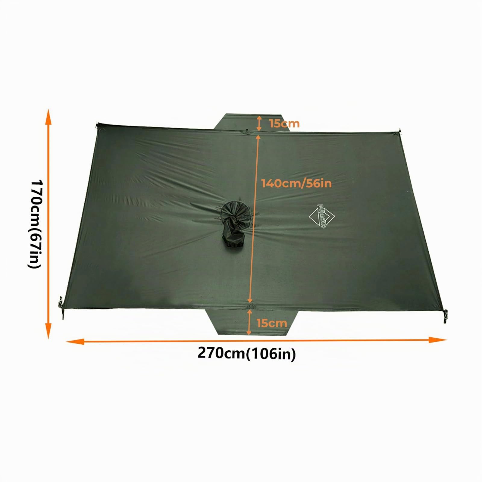onewind Poncho de pluie à capuche ultra léger pour sac à dos