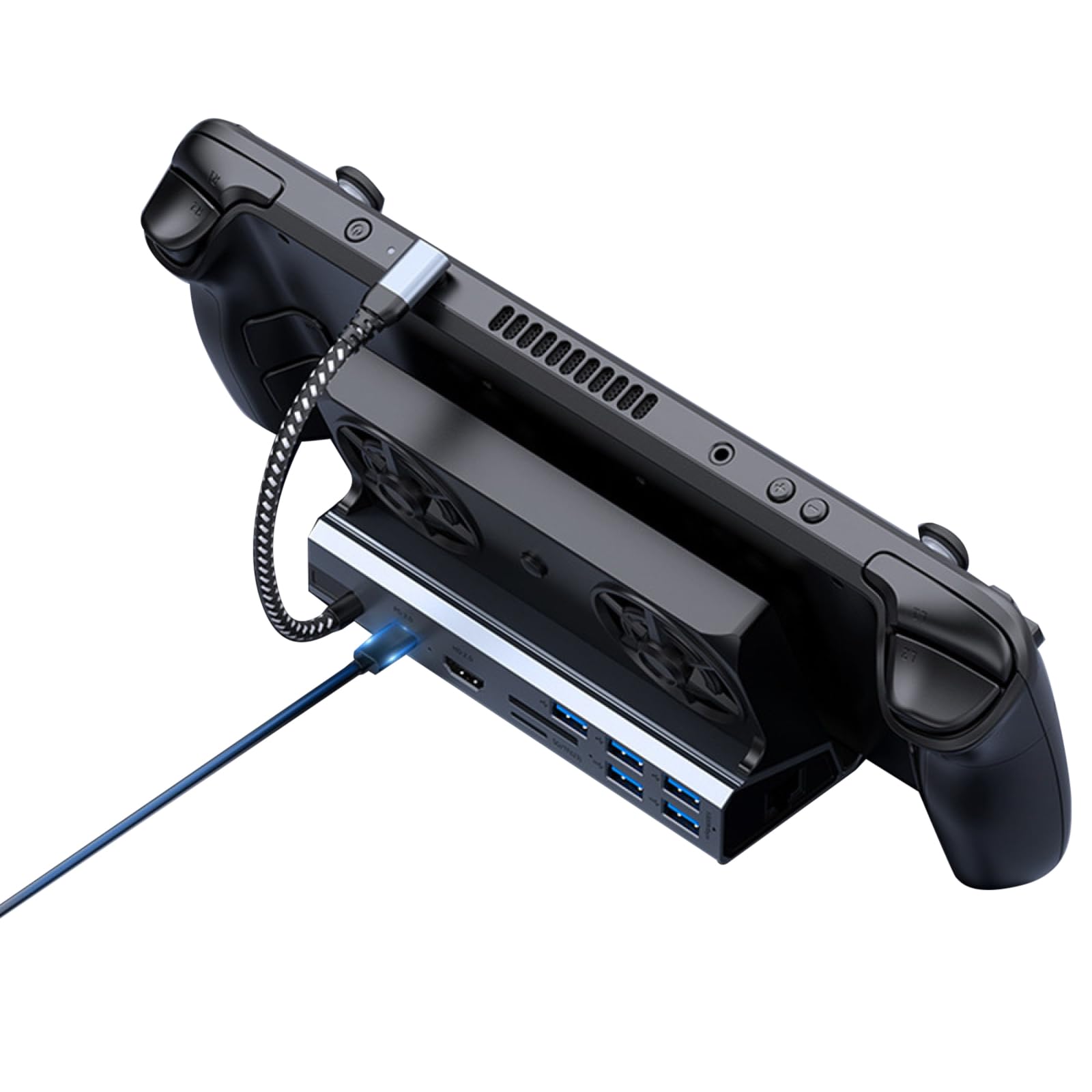 Dock Di Ricarica Multifunzione Per Console Con Shell 10 Slot Per Schede Di Gioco Porta Usb30 Accessori Di Gioco Docking Station Tv