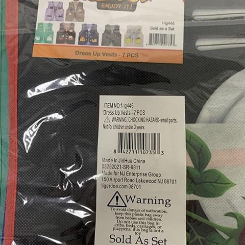 Miniatura 8 de Tigerdoe Ropa de vestir  7 piezas  Juego escolar de simulación  Disfraces de carrera  Disfraz de juego de rol para niños  Disfraz de ocupación