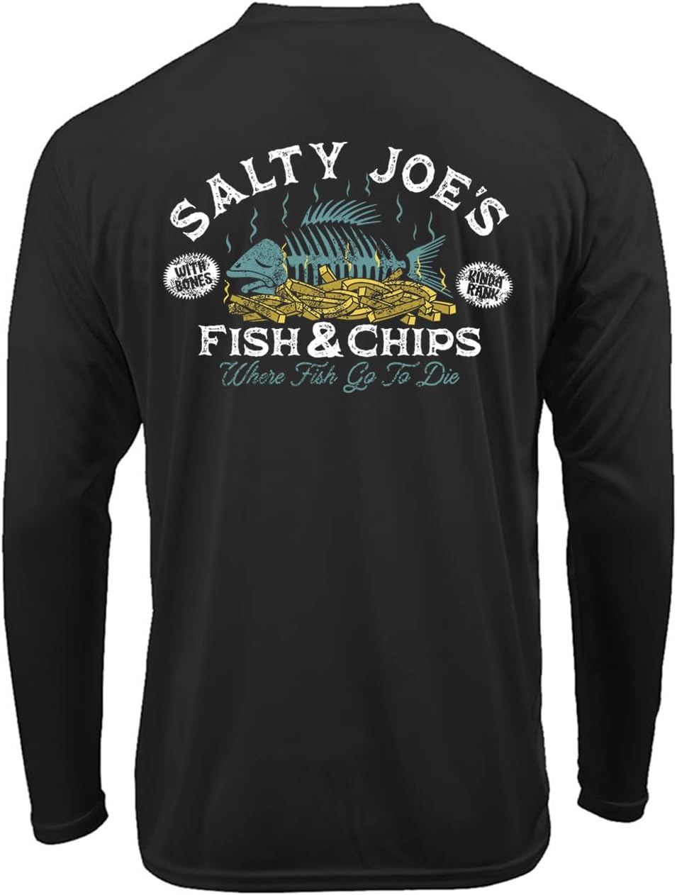 SALTY JOES UPF 50 Graphic Long Sleeve Performance Fishing Shirt Collection