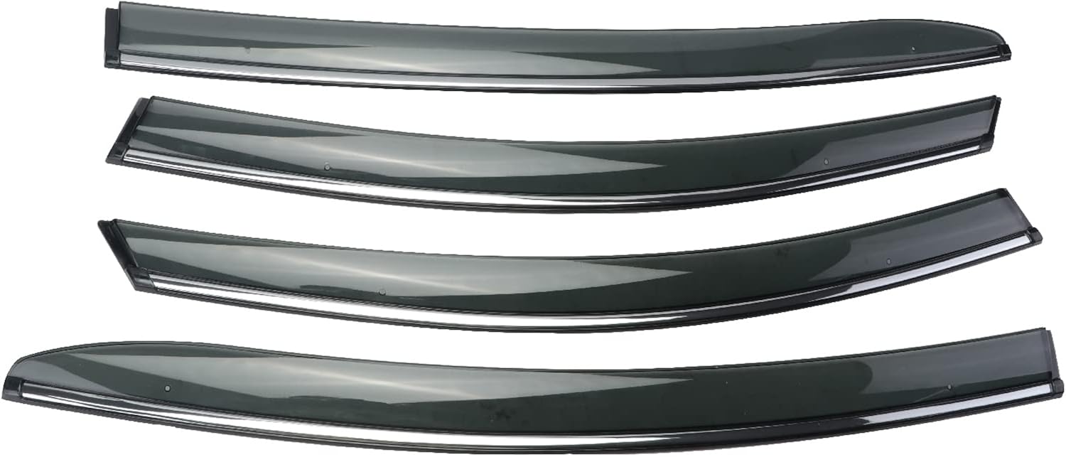 Rain Guards Suitable for 2017-2020 Chevrolet Cruze, Window Visor, Dark Smoke Accessories, Window Deflectors, Rain Guard, 4 pcs