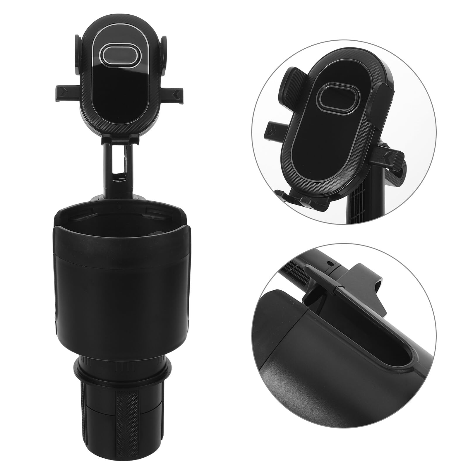 Hemobllo Porta Cellulare per Auto Supporto per Tazze Clip Salda Design Angolo Regolabile Resistente Tutte le Condizioni Atmosferiche