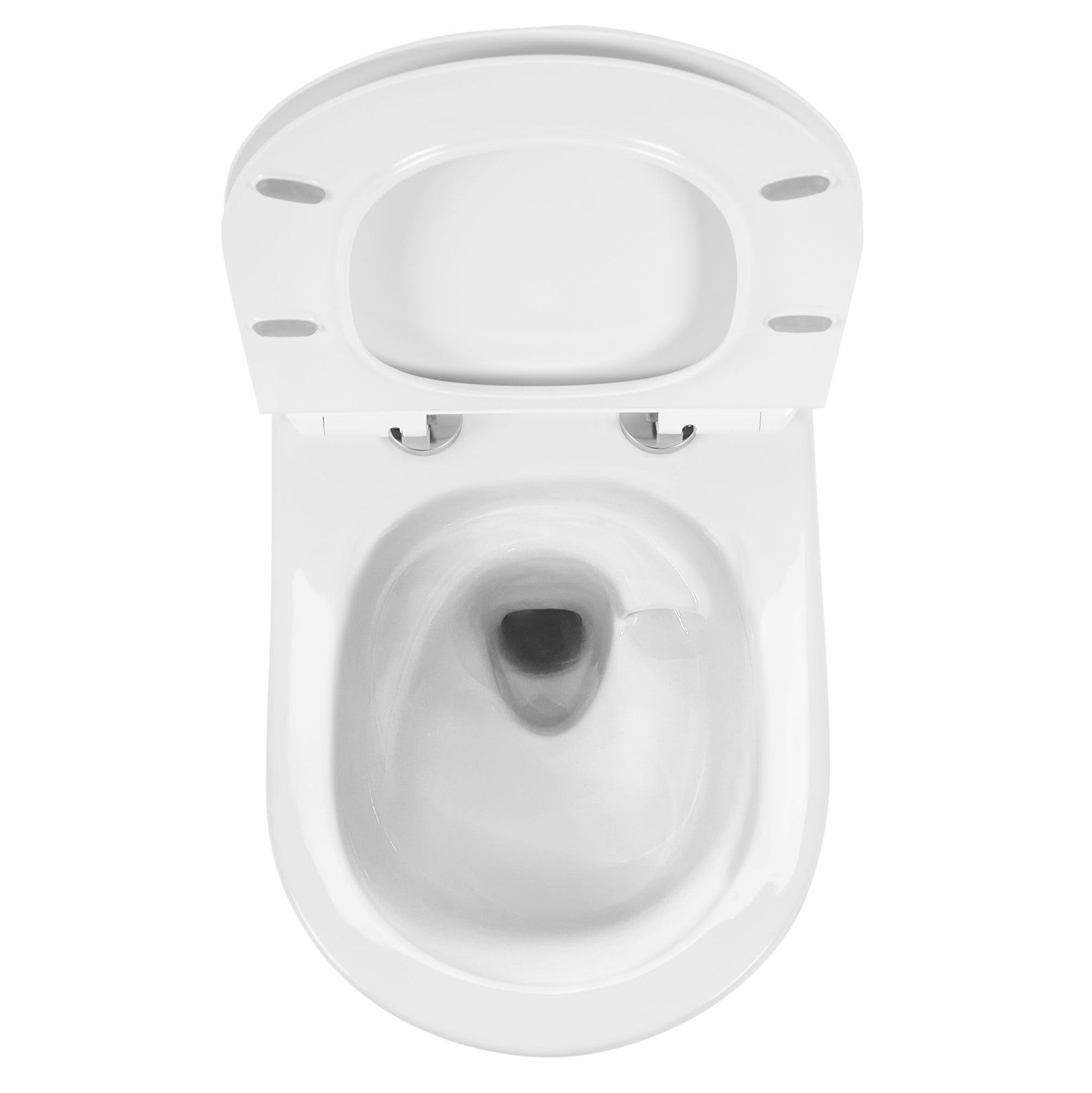 Rea Misa Wc Podwieszana, Carlo Mini Tornado Pro/Duroplast/Flat/Zm Biały, 49x36,5x37cm