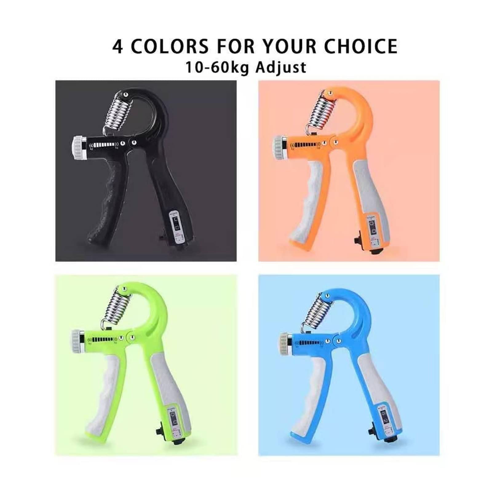 Amazon.co.jp: デジタル握力計 ハンド用の調整可能なヘビーグリッパー